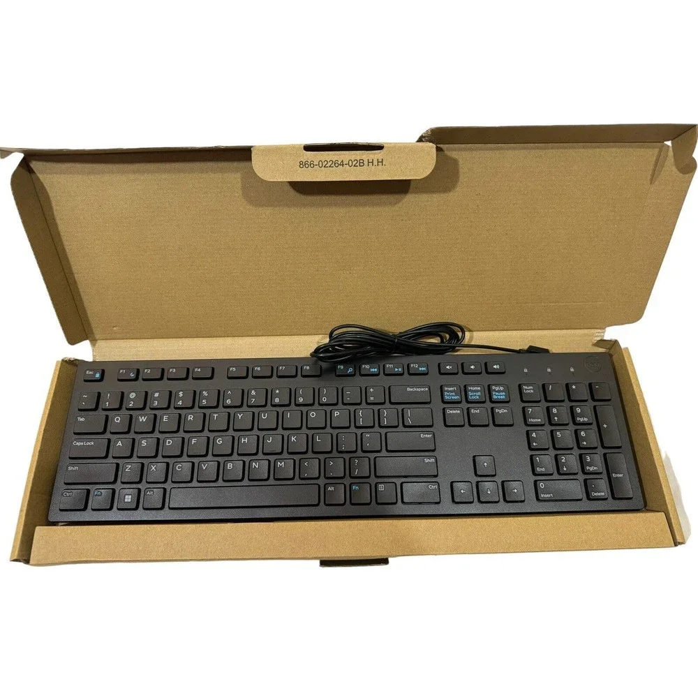 Dell Computer‎ Keyboard New Open Box CN-0081N8-L0300-34T-052T Black Wired